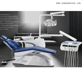 Sillón dental electrónico inteligente con taburete de dentista