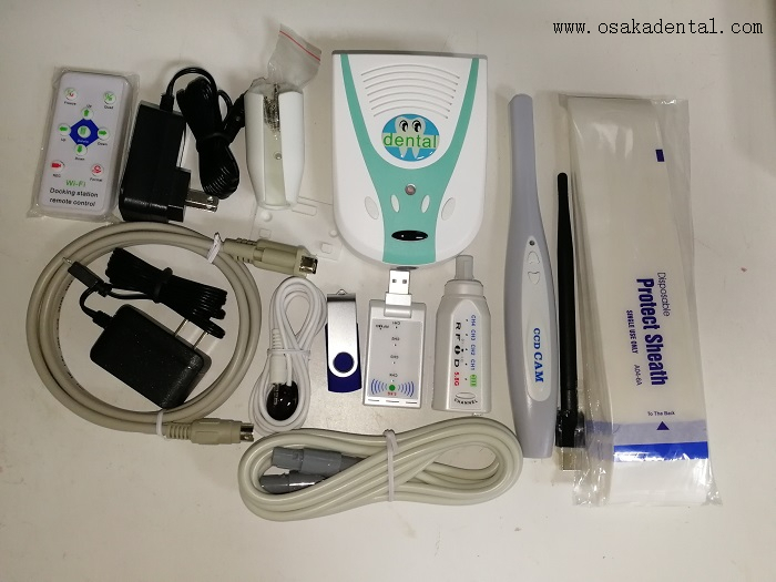 Cámara bucal inalámbrica dental con salida USB+VGA