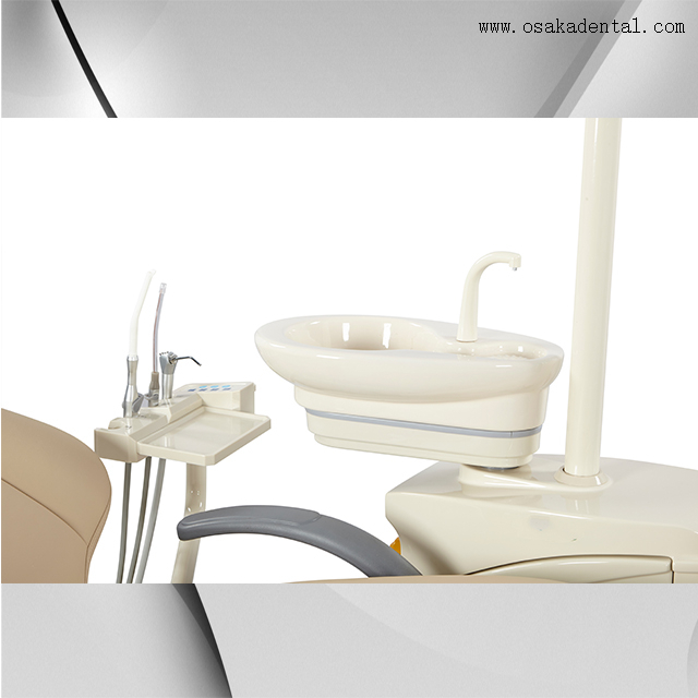 Sillón dental con cubierta eléctrica quirúrgica con bandeja de instrumentos giratorios