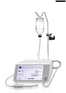 Máquina de implantes dentales con pieza de mano de contraángulo de 2 piezas