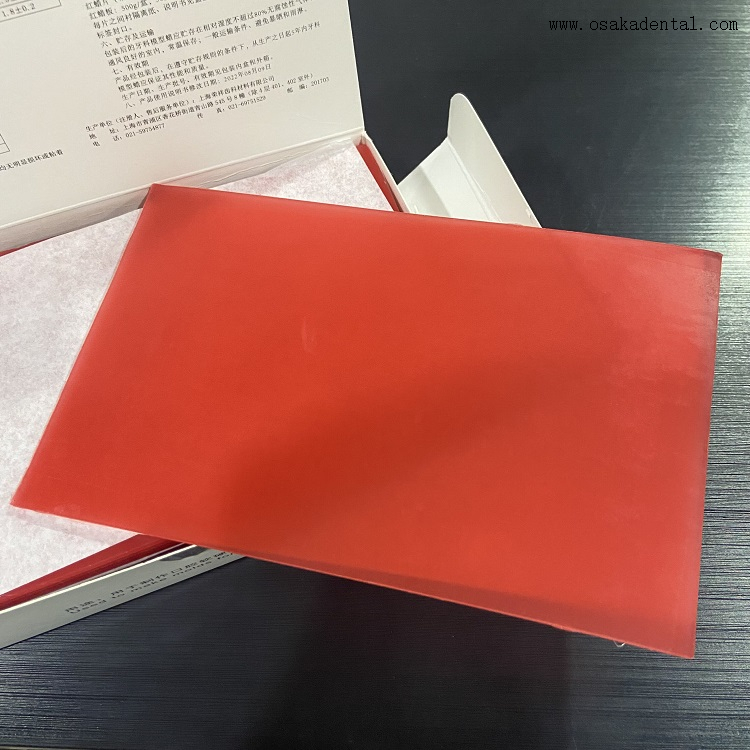 Equipo de laboratorio dental Cera para placa base 500 g OSA-L015-R2