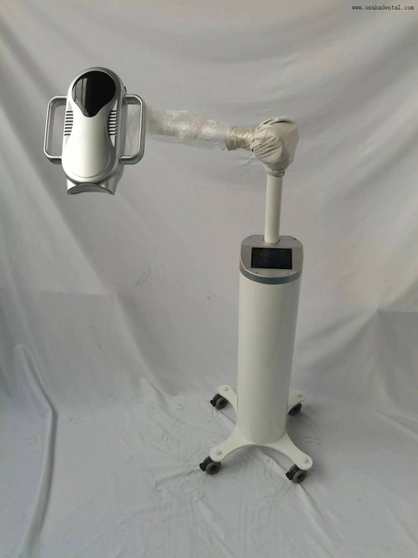 Lámpara blanqueadora de dientes Mobie de tres colores, rojo, azul, morado, con rueda