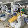 Unidad de sillón dental de cuero suave con asiento estable y sistema de control digital