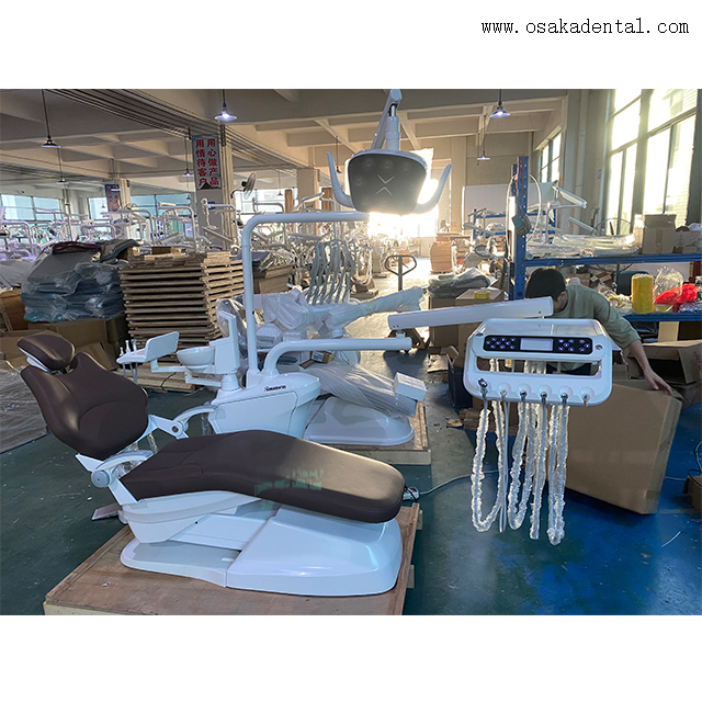 Sillón dental de cuero suave de alta calidad.