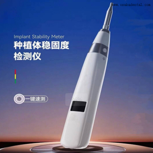 Máquina medidora de estabilidad de implantes dentales