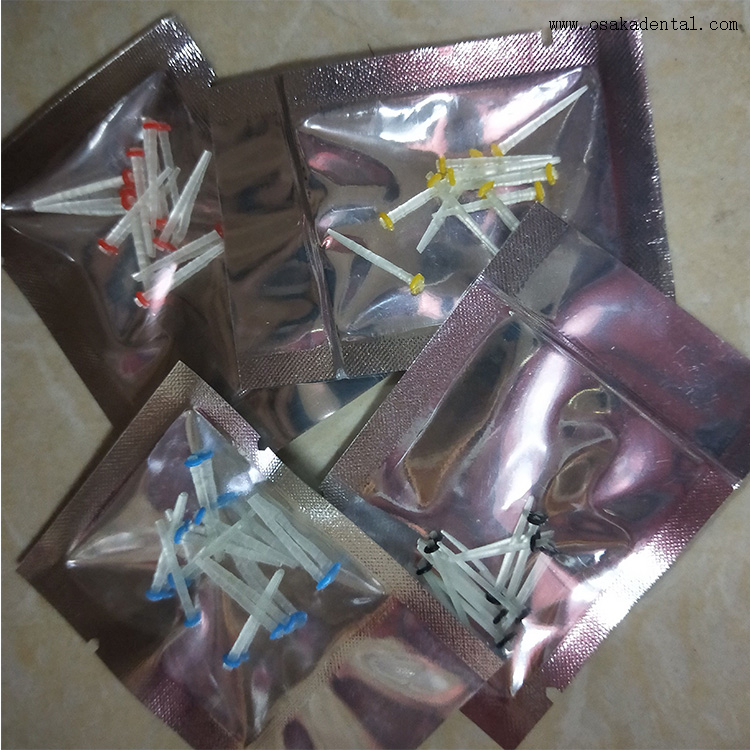 Poste de fibra dental para embalaje económico en bolsas