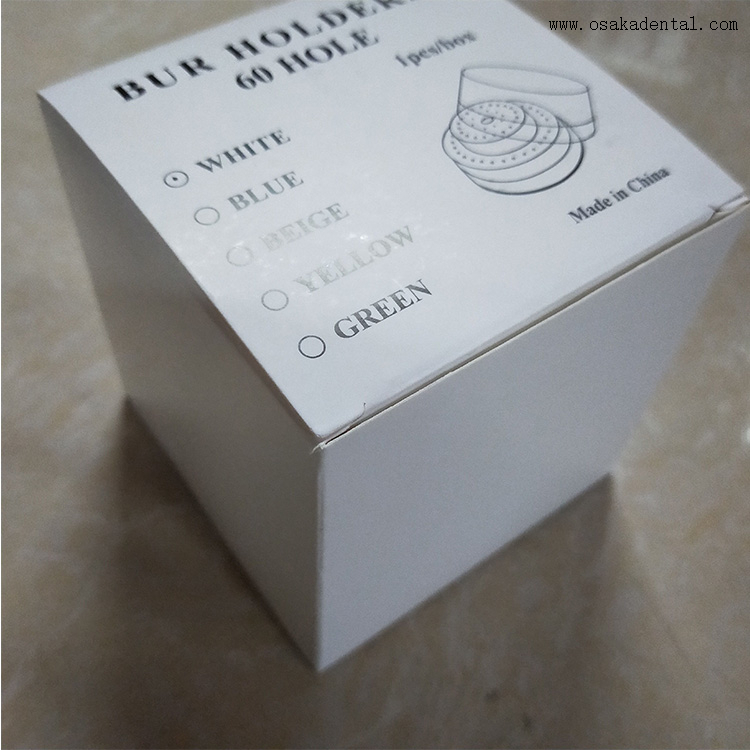 Soporte para fresas dentales para fresas de 60 piezas