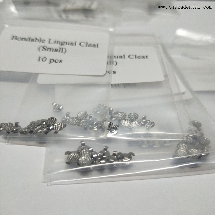 Accesorios de ortodoncia dental Taco lingual adherible dental