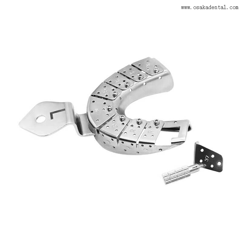 Bandejas de impresión de implantes dentales profesionales fabricadas con bandejas de impresión de acero inoxidable de alta calidad Dental