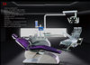 Sillón dental con bandeja montada en la parte superior Equipo de sillón dental de ventas populares Unidad dental integral controlada S4 Equipo dental