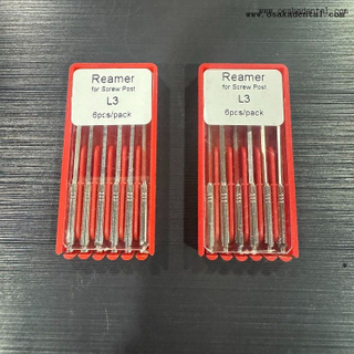 Escariador dental de acero inoxidable para poste de tornillo OSA-S009-R