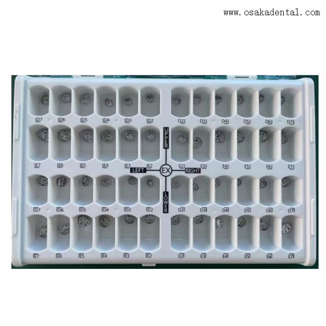 Juego completo de corona dental de metal para niños