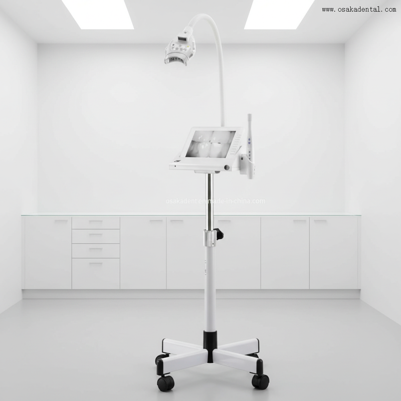 Máquina de blanqueamiento Dental LED profesional con intensidad de luz fría ajustable eliminación rápida de manchas cuidado bucal seguro