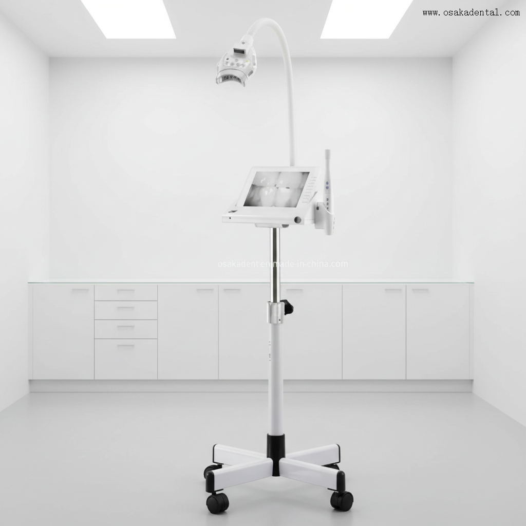 Máquina de blanqueamiento Dental LED profesional con intensidad de luz fría ajustable eliminación rápida de manchas cuidado bucal seguro