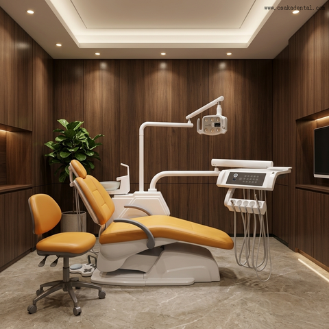 Unidad de sillón dental de alta calidad con bandeja de instrumentos con pantalla táctil
