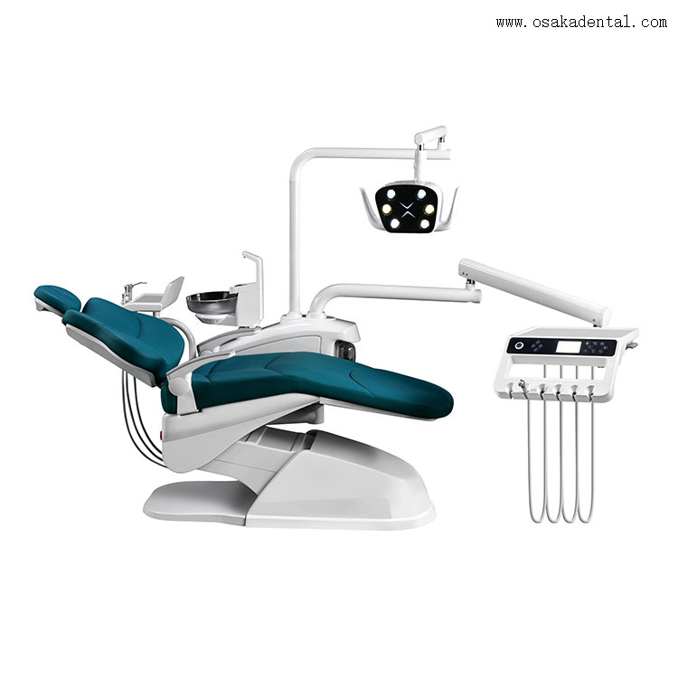 Unidad de sillón dental de alta calidad con tapicería sintética