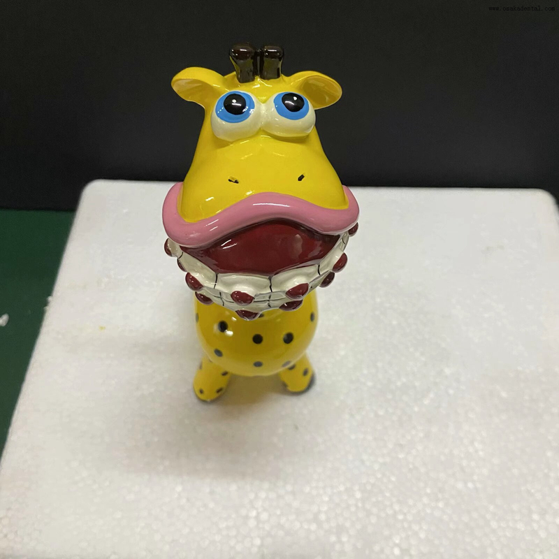 Joyería dental de jirafa para aparatos ortopédicos para niños