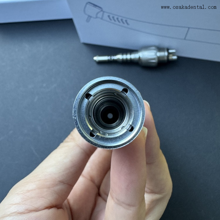 Mango de fibra óptica dental con acoplamiento de 6 orificios OSA- F005A1