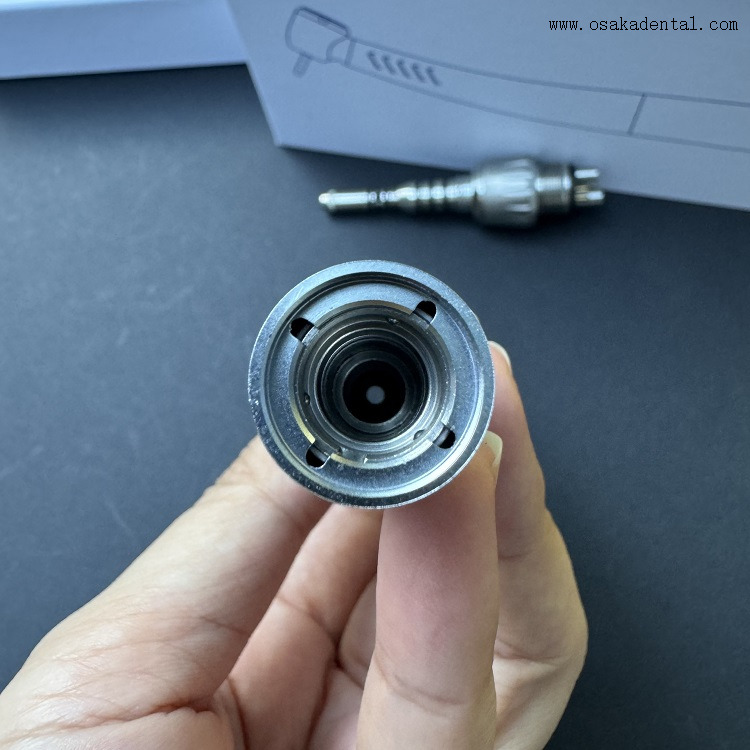 Mango de fibra óptica dental con acoplamiento de 6 orificios OSA- F005A1