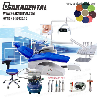 El sillón dental más barato Unidad dental Osaka con bandeja auxiliar OSA-4C