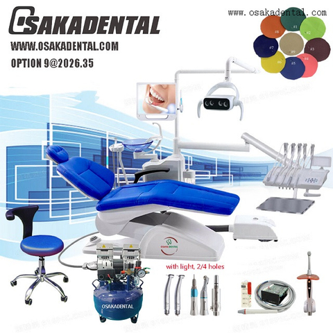 El sillón dental más barato Unidad dental Osaka con bandeja auxiliar OSA-4C