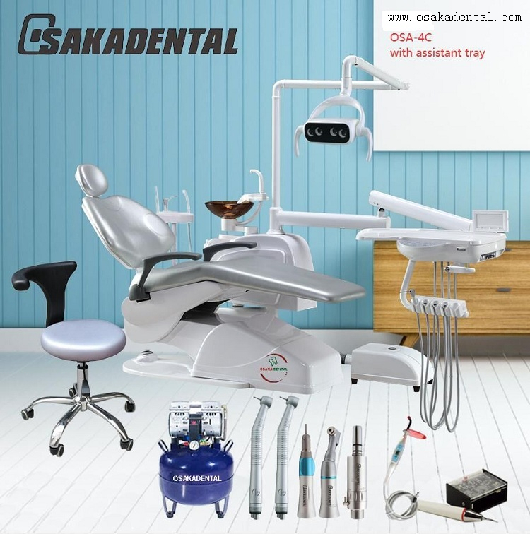 La unidad dental dental más barata de Osaka con la bandeja asistente OSA-4C
