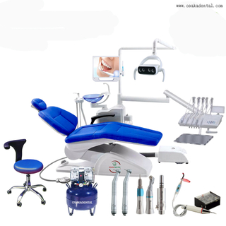 SILLA SUAVE SUPERIOR DE DENTAL DE LA PUSABLE CON LAS OPCIONES COMPLETAS