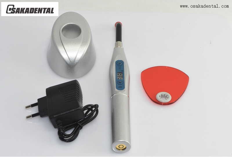 Cuerpo de plástico económico 1200mw / cm² Luz de curado dental