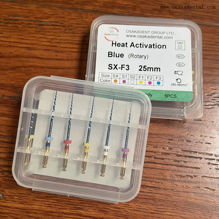 Limas dentales especiales Super Niti OSA-V- Azul