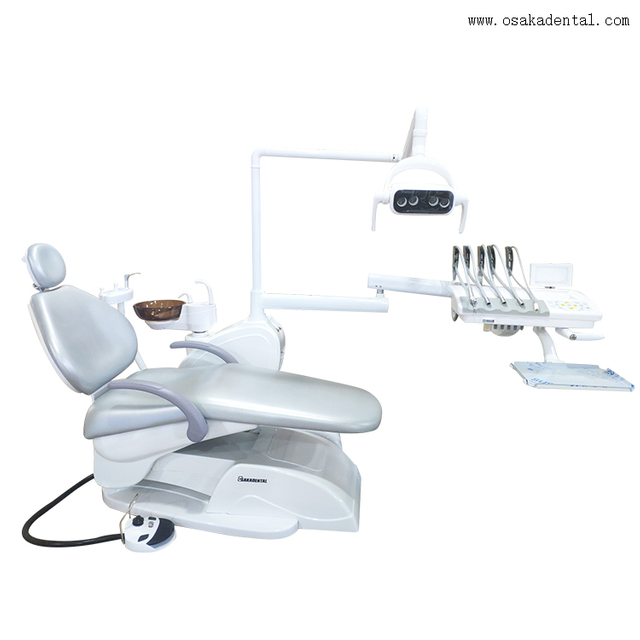 Sillón dental con bandeja de apoyo