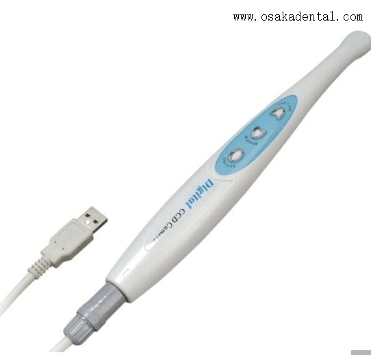 Cámara bucal USB dental con color blanco+azul
