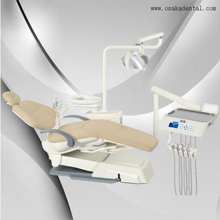 Sillón dental con cubierta eléctrica quirúrgica con bandeja de instrumentos giratorios