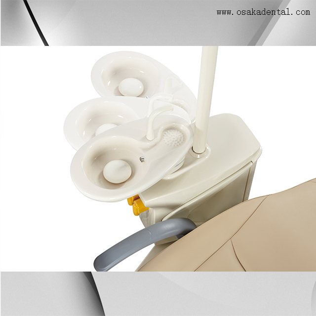 Sillón dental con cubierta eléctrica quirúrgica con bandeja de instrumentos giratorios