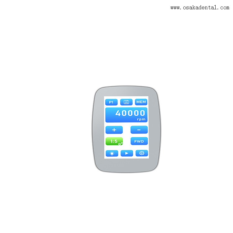 Motor eléctrico sin escobillas incorporado dental