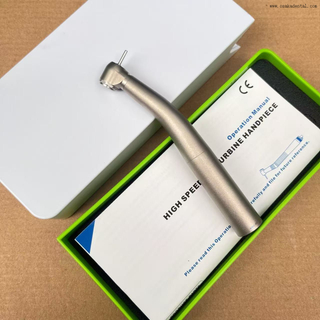 Pieza de mano de alta velocidad de fibra óptica de titanio súper ligera sin acoplamiento