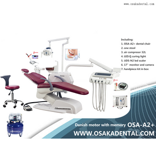Unidad de sillón dental con asiento más grande y motor Danmark