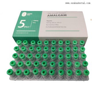 Ag 43% color verde Cápsula de aleación de amalgama dental 1000 mg Spill5