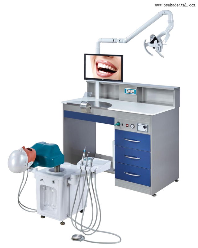 Simulación de Lujo para 1 Estudiante con Monitor y Lámpara LED