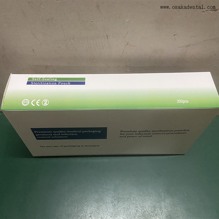 Bolsas de esterilización dental de materiales consumibles dentales