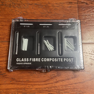 Poste compuesto de fibra de vidrio Dental, poste de 18 Uds + taladros de 3 uds, OSA-S006A