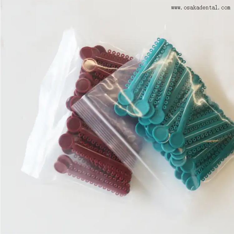 Ligadura de ortodoncia multicolor dental barata OSA-F729-S3