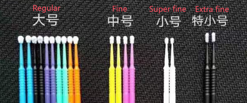 Cepillos microaplicadores 100 Uds. Cepillos desechables