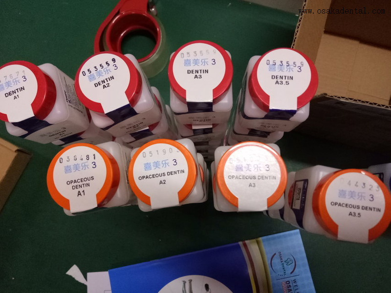 Polvo de porcelana dental Dentsply Ceramco