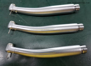 Pieza de mano dental de alta velocidad con pieza de mano dental con botón pulsador del generador de luz E