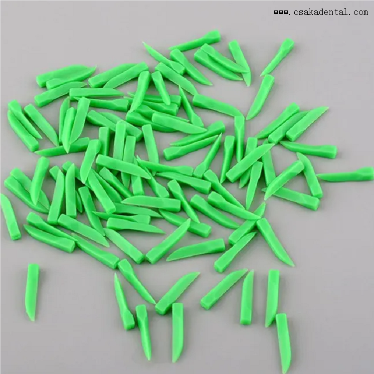 POLY-CUÑAS de plástico desechables dentales en juego