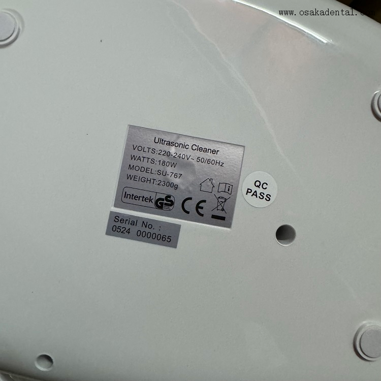Limpiador Ultrasónico Dental 2.5L
