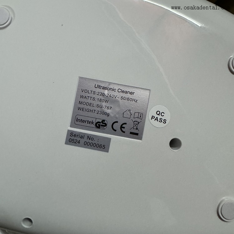 Limpiador Ultrasónico Dental 2.5L