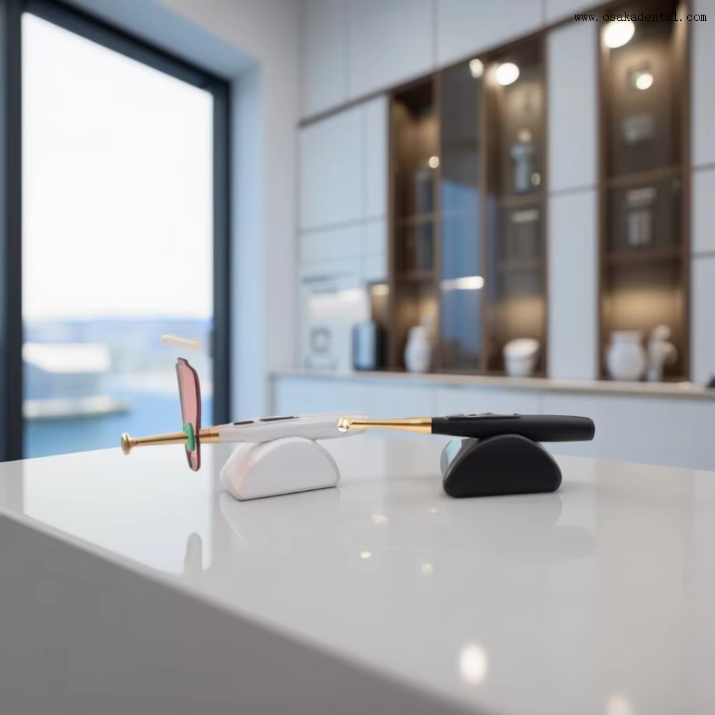 Lámpara de polimerización dental de un segundo, color blanco y negro