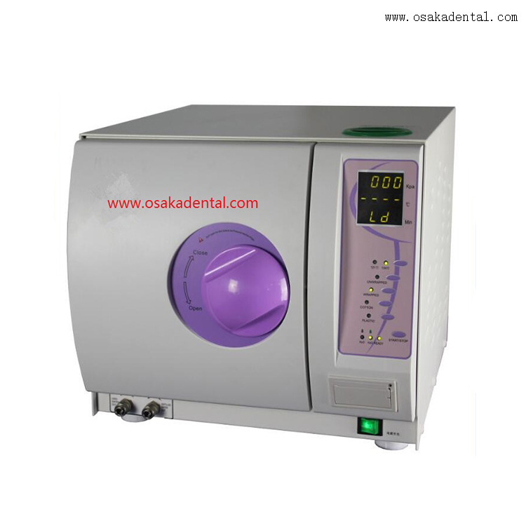 Autoclave dental de vacío Clase B de 23L con pantalla LED