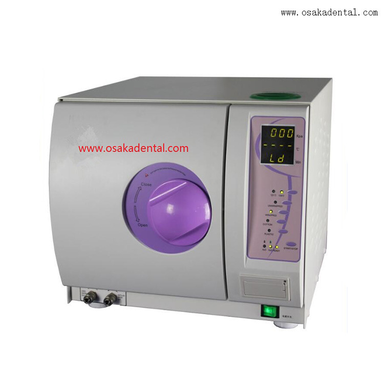 Autoclave dental de vacío Clase B de 23L con pantalla LED